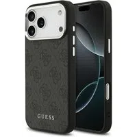 Custodia MagSafe per Apple iPhone 17 Pro Max, Guess, 4G Classic Logo, Nera — 3