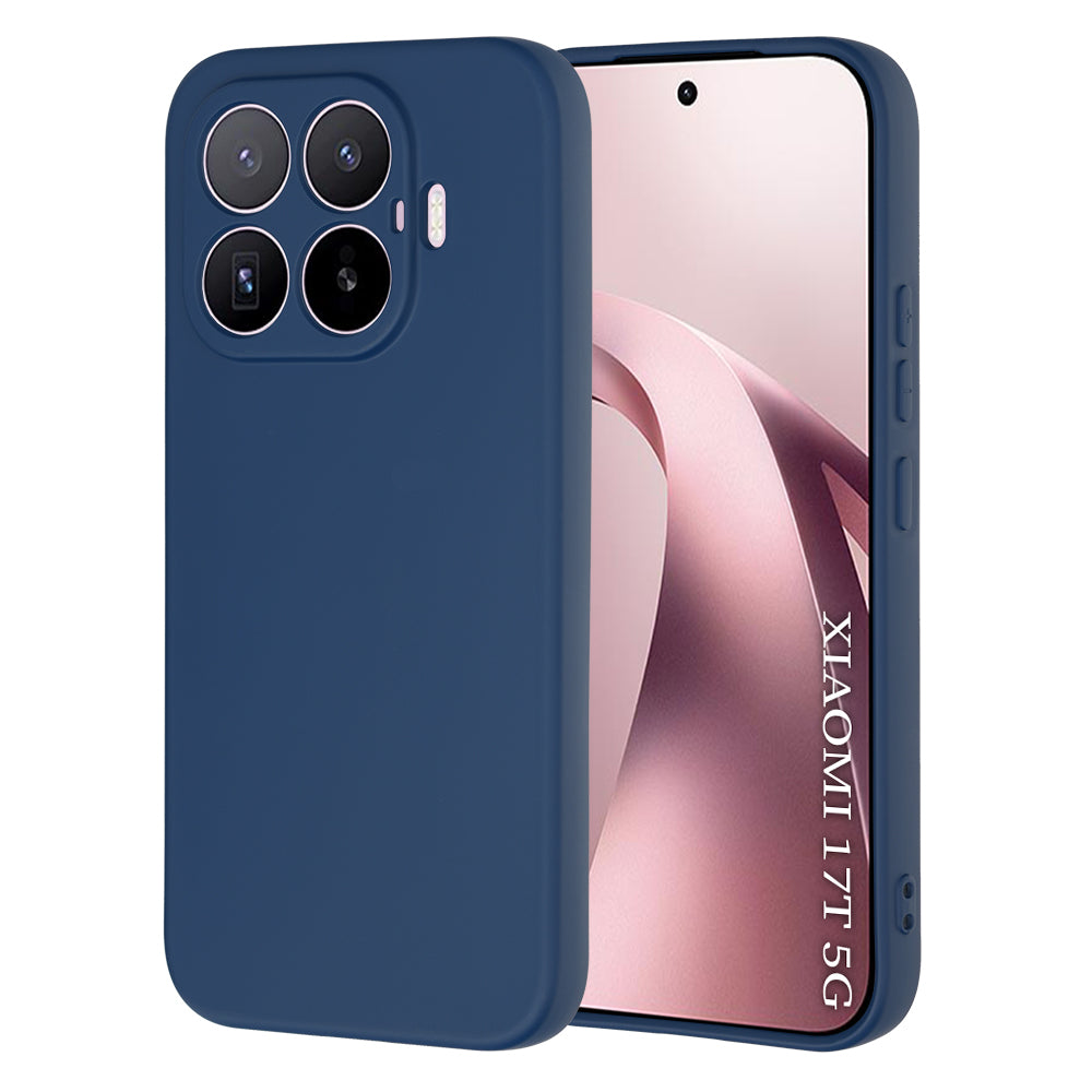 Techsuit Custodia per Xiaomi 17T, Techsuit, SoftFlex, Blu Navy