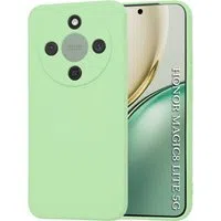 Custodia per Honor Magic8 Lite, Techsuit, SoftFlex, Verde Chiaro — 3