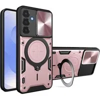 Custodia per Samsung Galaxy S25 S931, Techsuit, CamGuard Pro, Rosa Oro — 3