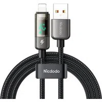 Cavo Dati e Ricarica USB-A - Lightning McDodo CA-3620 Display Auto Power Off, 18W, 1.2m, Nero — 3