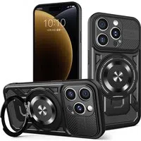 Custodia per Apple iPhone 15 Pro Max, Techsuit, RuggedCam, Nera — 3