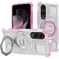 Custodia per Samsung Galaxy S25 Edge S937, Techsuit, Carbon Shield Pro, Rosa — 3