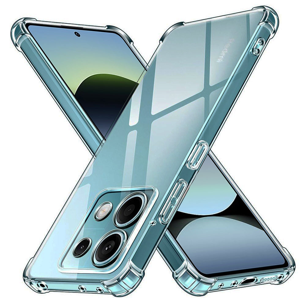 Custodia per Xiaomi Redmi Note 14S, Techsuit, Shockproof Clear, Trasparente