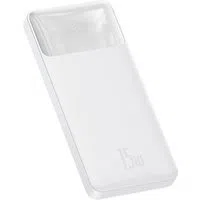 Batteria esterna Baseus Bipow, 10000mAh, 15W, 1 x USB-C - 2 x USB-A, bianco PPBD050002 — 3