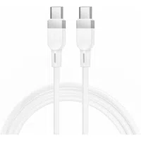Cavo Dati e Ricarica USB-C - USB-C HOCO X109, 60W, 1m, Bianco — 2