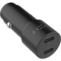 Caricabatterie Auto Fixed, 65W, 3A, 2 x USB-C, Nero — 3