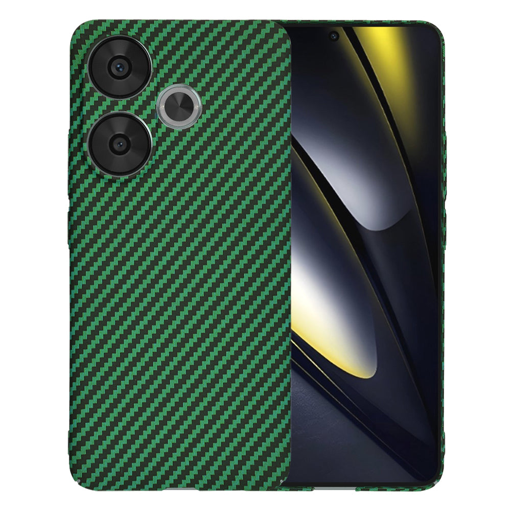 Techsuit Custodia per Xiaomi Poco F6, Techsuit, Carbonite FiberShell, Verde