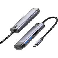 Hub USB-C McDodo HU-7740, 6in1, Grigio — 3