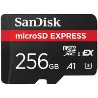 Scheda di Memoria microSDXC SanDisk Express, 256Gb, Classe 10 / UHS-1 U3 SDSQXFN-256G-GN4NN — 3