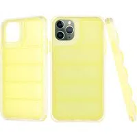 Custodia per Apple iPhone 11 Pro Max, Techsuit, Wave Shield, Gialla — 3