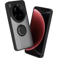 Custodia per Xiaomi 15 Ultra, Techsuit, Glinth, Nera — 3