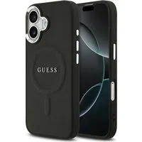 Custodia MagSafe per Apple iPhone 17, Guess, Classic Logo, Nera — 3