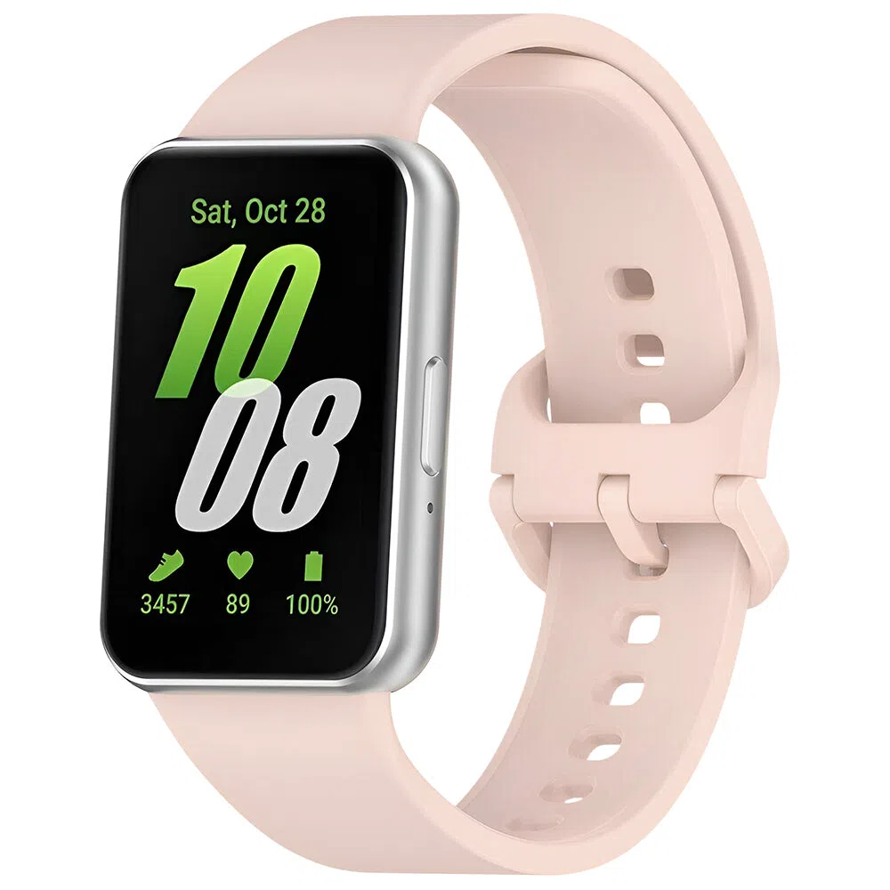 Cinturino Techsuit W086 per Samsung Galaxy Fit3 R39M, Rosa — 2