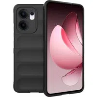 Custodia per Oppo Reno13 FS 5G / Reno13 F 4G / Reno13 F, Techsuit, Magic Shield, Nera — 3
