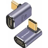 Adattatore Dati e Ricarica USB-C - USB-C Techsuit A12 TitanCoreX, Grigio — 3