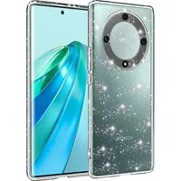 Custodia per Honor X9a, Techsuit, SparkleSkin, Trasparente — 3