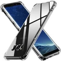 Custodia per Samsung Galaxy S8+ G955, Techsuit, Shockproof Clear, Trasparente — 3