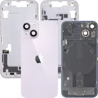 Copertura Batteria Apple iPhone 14, Con Scocca Centrale, Parti Complete, Viola, Swap Premium — 3