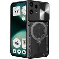 Custodia per Nothing Phone (3a) Lite, Techsuit, CamGuard Pro, Nera — 3