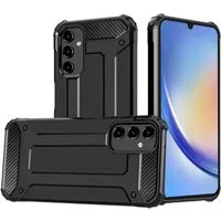 Custodia per Samsung Galaxy A34 A346, Techsuit, Hybrid Armor, Nera — 3
