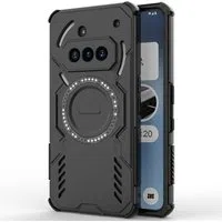 Custodia MagSafe per Nothing Phone (3a), Techsuit, ArmorMag, Nera — 3
