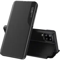 Custodia per Samsung Galaxy A12 Nacho A127 / A12 A125, Techsuit, eFold, Nera — 3