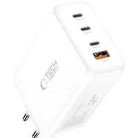 Caricabatterie Retea Tech-Protect NC240W-GAN, 240W, 5A, 1 x USB-A - 3 x USB-C, Bianco — 3