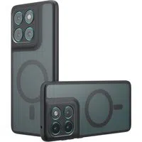 Custodia MagSafe per Motorola Edge 60 Fusion / Edge 60, Techsuit, PureFrost, Nero Satinato — 3