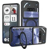Custodia per Nothing Phone (3a), Techsuit, CamGuard Pro, Blu — 3