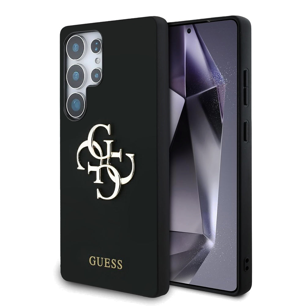 Guess Custodia per Samsung Galaxy S25 Ultra S938, Guess, 4G Big, Nera