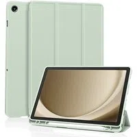 Custodia per Samsung Galaxy Tab A9+, Techsuit, Flex Trifold, Verde Matcha — 3