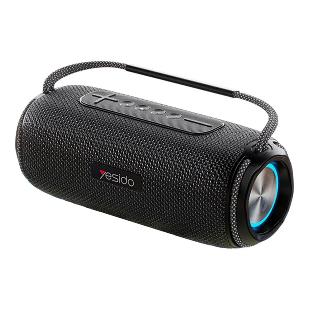Cassa Portatile Bluetooth Yesido YSW11, 40W, RGB, Impermeabile, Nera — 2