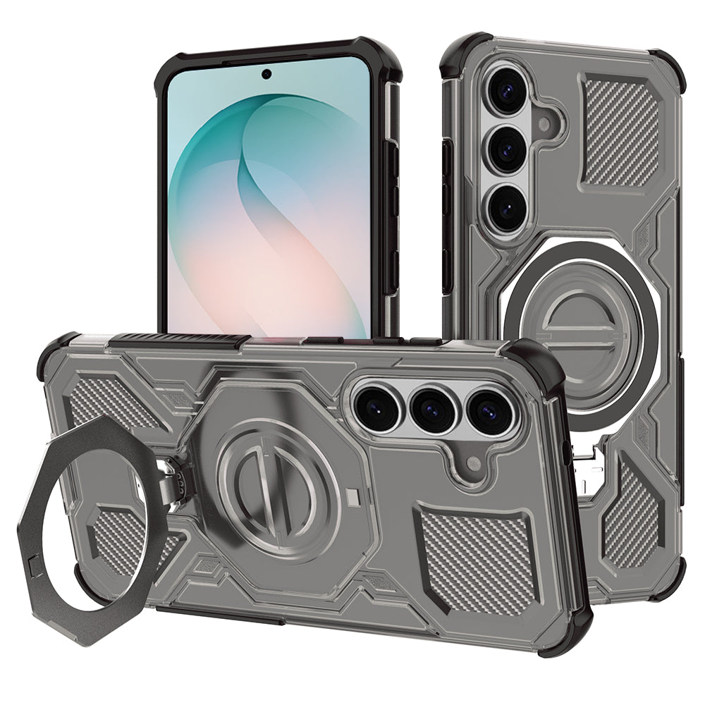 Techsuit Custodia per Samsung Galaxy S26 Plus S947, Techsuit, Carbon Shield Pro, Fumo