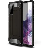 Custodia per Samsung Galaxy S20 FE 2022 G781 / S20 FE 5G G781 / S20 FE G780, Techsuit, Hybrid Armor, Nera — 3