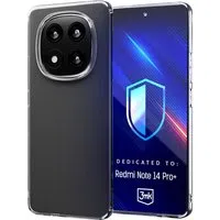 Custodia per Xiaomi Redmi Note 14 Pro+ 5G, 3MK, Clear, Trasparente — 3