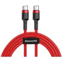 Cavo dati e ricarica USB-C - USB-C Baseus Cafule, 60W, 2m, rosso CATKLF-H09 — 3