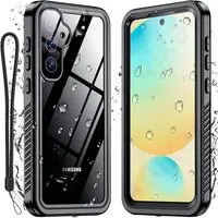 Custodia Waterproof per Samsung Galaxy S25 S931, ShellBox, Nera — 3