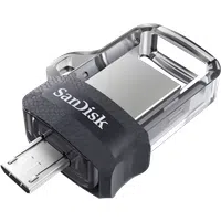 Memoria Esterna USB-A 3.0 / microUSB SanDisk Ultra Dual Drive, 128Gb SDDD3-128G-G46 — 3
