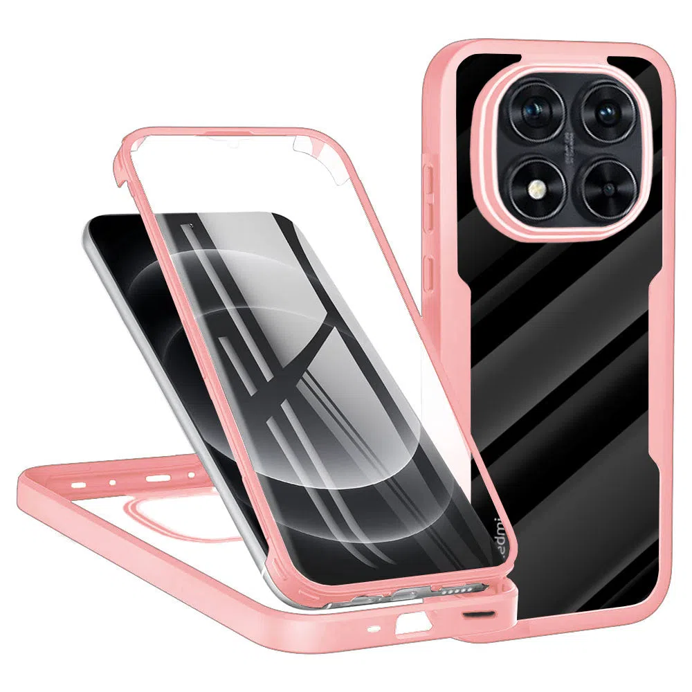 Custodia per Xiaomi Redmi Note 14 Pro+ 5G / Note 14 Pro 5G / Poco X7, Techsuit, ColorVerse 360, Rosa — 2