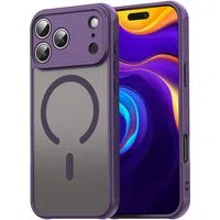 Custodia MagSafe per Apple iPhone 17 Pro, Techsuit, HaloFrost II, Viola — 3