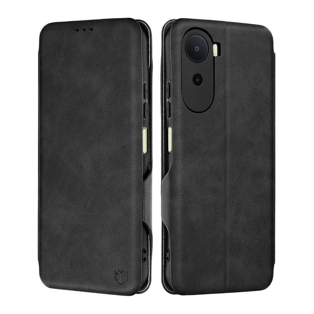 Custodia per Xiaomi Redmi A7 Pro 4G, Techsuit, Safe Wallet Plus, Nera