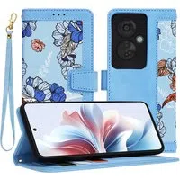 Custodia per Oppo Reno11 F, Techsuit, FlipCraft, Blu — 3