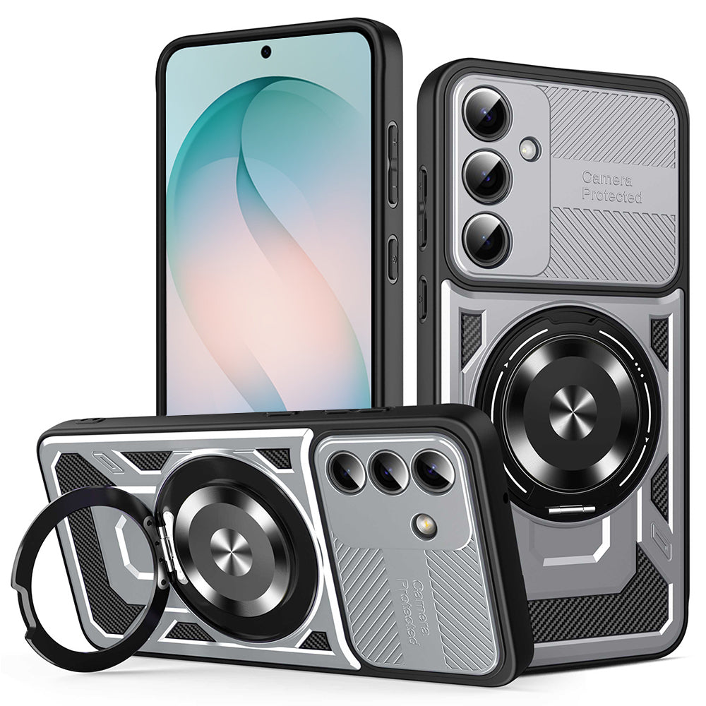 Techsuit Custodia per Samsung Galaxy S26 Plus S947, Techsuit, RuggedCam, Grigio