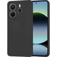 Custodia per Xiaomi Redmi Note 14 4G (Standard), Techsuit, SoftFlex, Nera — 3