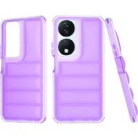 Custodia per Honor X7b 5G / 90 Smart / X7b 4G, Techsuit, Wave Shield, Viola — 3