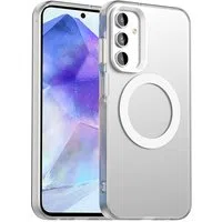 Custodia MagSafe per Samsung Galaxy A55 5G A556, Techsuit, CandyCase, Bianca — 3