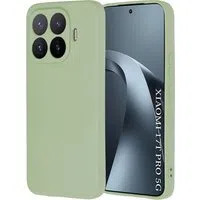 Custodia per Xiaomi 17T Pro, Techsuit, SoftFlex, Verde Chiaro — 3