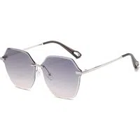 Occhiali da Sole Donna Techsuit 8195, Argento Grigio — 3