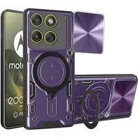 Custodia per Motorola Edge 70, Techsuit, CamGuard Pro, Viola — 3